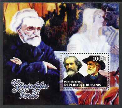 Benin 2006 Giuseppe Verdi #1 perf m/sheet unmounted mint