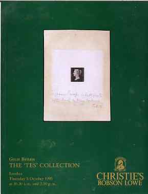 Auction Catalogue - GB Great Britain - Christie's 5 Oct 1995 - the Tes coll - catalogue only