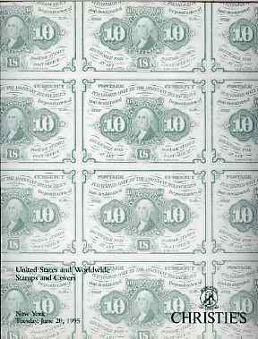 Auction Catalogue - United States & Worldwide - Christie's 20 June 1995 - incl the John B Sheblessy coll - catalogue only