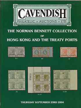 Auction Catalogue - Hong Kong & Treaty Ports - Cavendish 23 Sept 2004 - The Norman Bennett coll - catalogue only