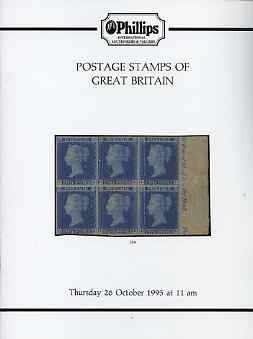 Auction Catalogue - GB Great Britain - Phillips 26 Oct 1995 - catalogue only