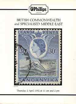 Auction Catalogue - Middle East - Phillips 2 Apr 1992 - with prices realised (some ink notations)