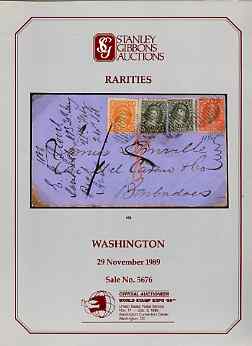 Auction Catalogue - Rarities - Stanley Gibbons 29 Nov 1989 - with prices realised