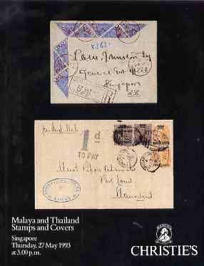 Auction Catalogue - Malaya & Thailand - Christie's 27 May 1993 - catalogue only