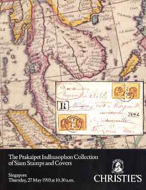 Auction Catalogue - Siam - Christie's 27 May 1993 - the Prakaipet Indhusophon coll - catalogue only