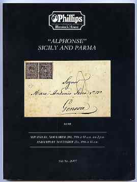 Auction Catalogue - Sicily & Parma - Phillips 20-21 Nov 1986 - the 'Alphonse' collection - catalogue only