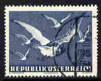 Austria 1950-53 Birds 2s Black-Headed Gulls fine cds used, SG 1217
