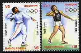 Bangladesh 2000 Sydney Olympic Games perf set of 2 unmounted mint SG 771-2