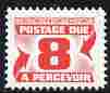 Canada 1967-78 Postage Due 8c scarlet (size 19.5 x 16 mm) unmounted mint, SG D38a