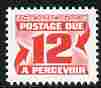 Canada 1967-78 Postage Due 12c scarlet (size 19.5 x 16 mm) unmounted mint, SG D40a