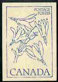 Canada 1979 Flowers & Trees - Shooting Star 50c booklet (blue on crean cover) complete and pristine, SG SB 86e