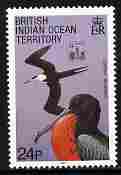 British Indian Ocean Territory 1990 Birds 24p Great Frigate Bird unmounted mint SG 92