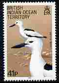 British Indian Ocean Territory 1990 Birds 41p Crab Plover unmounted mint SG 93