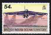 British Indian Ocean Territory 1992 Boeing B-52 Bomber unmounted mint SG 127