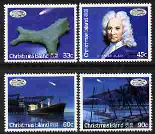 Christmas Island 1986 Halley's Comet set of 4 unmounted mint SG 212-5