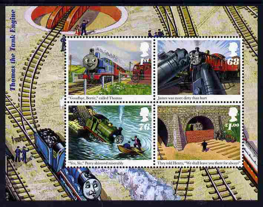 GB Great Britain 2011 Thomas the Tank Engine perf m/sheet unmounted mint