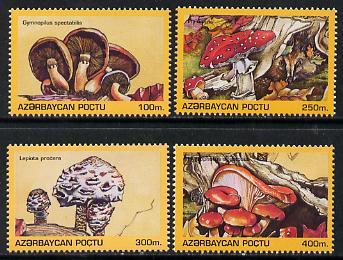 Azerbaijan 1995 Fungi set of 4 unmounted mint*