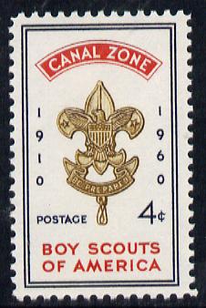 Canal Zone 1960 Scout Anniversary unmounted mint, SG 216*