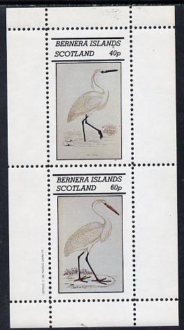 Bernera 1982 Herons perf,set of 2 values (40p & 60p) unmounted mint