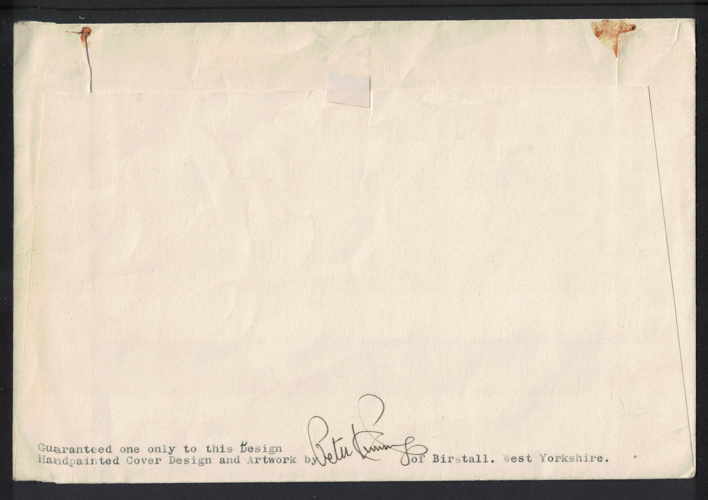 GB 1981 Unique Hand Painted First Day Cover of Charles & Diana Wedding