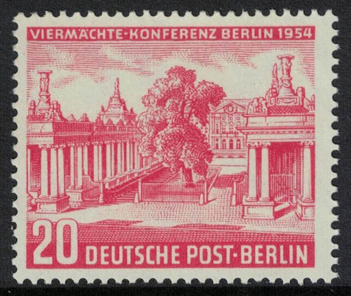 1954 West Berlin Germany SGB113 4 Powers Conf U/M