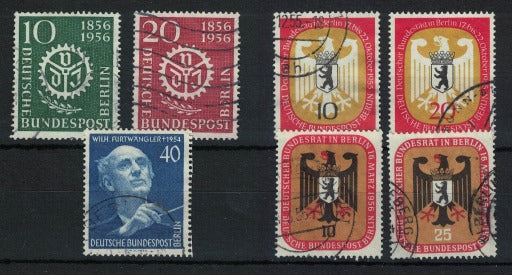 1955 Germany Berlin . Selection. Details below