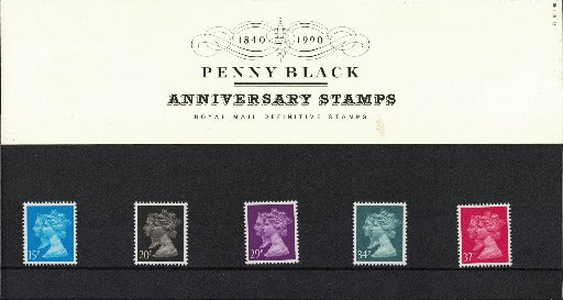 1990 GB Presentation Pack No 21 Double Head Machins. Mint Condition