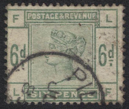 1841 GB QV 6d Dull Green (but good colour) SG194 Fine CDS