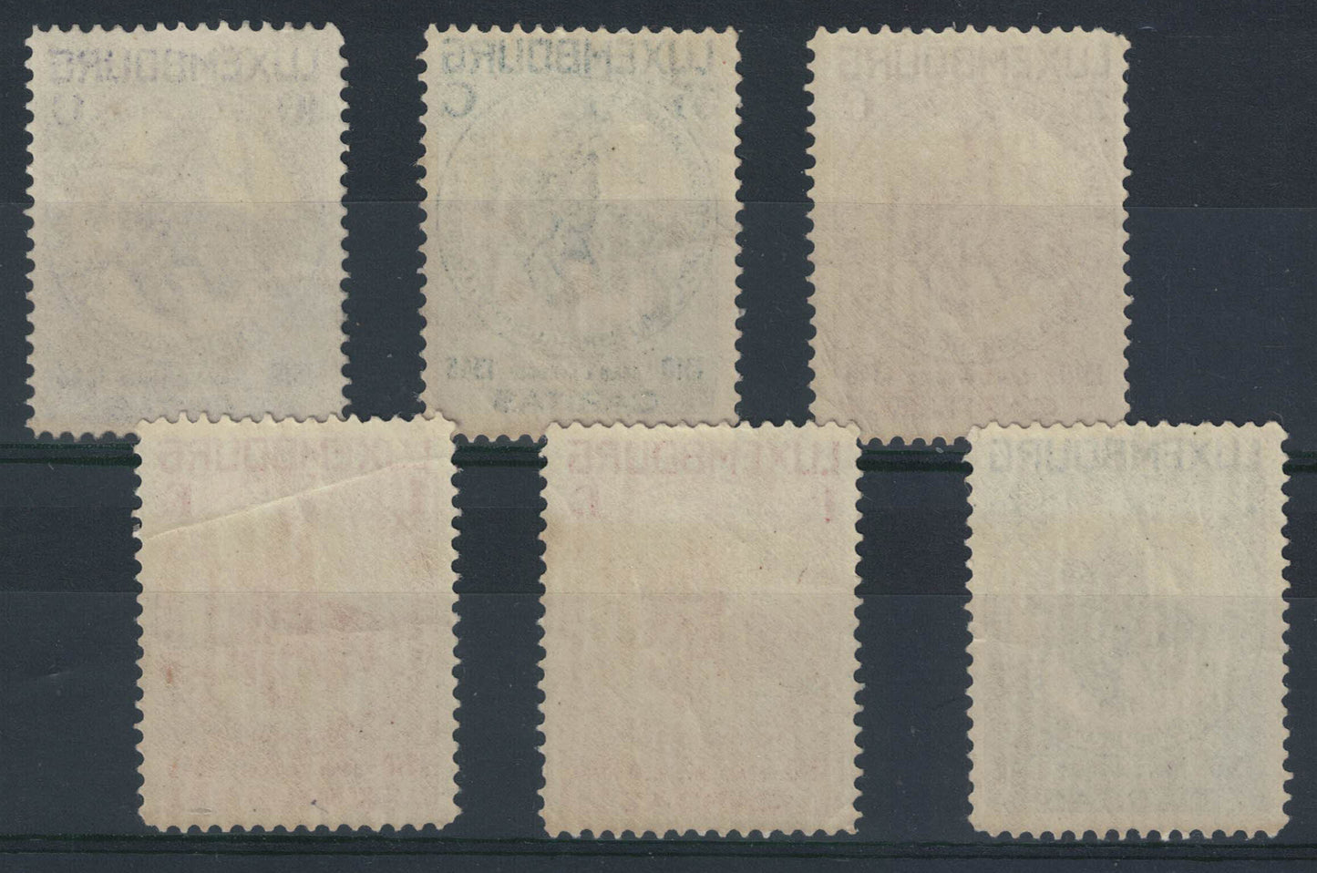 1934 Luxembourg Child Welfare Fund set of 6 SG318-SG323 U/M