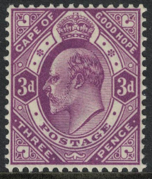 1904 K Edward VII Cape of Good Hope COGH 3d Magenta SG74 UNMOUNTED MINT