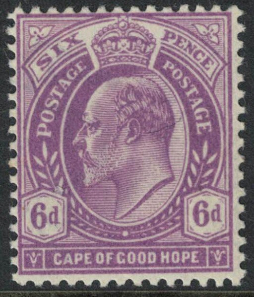1904 K Edward VII Cape of Good Hope COGH 6d Mauve SG76 UNMOUNTED MINT