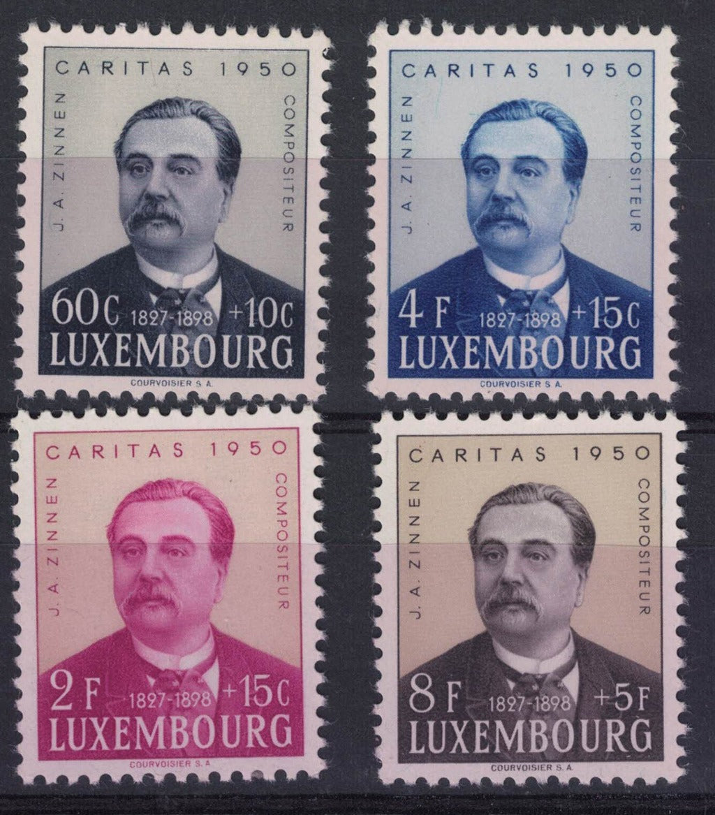 1950 Luxembourg National Welfare Fund SG539-42 U/M