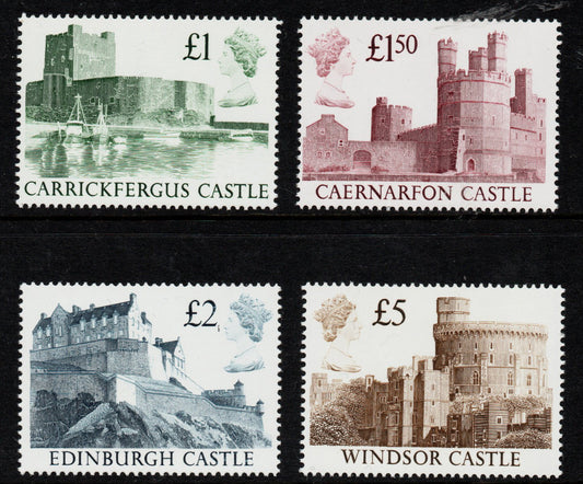 GB QEII 1988 Castles High Values SG1410 - 1413 Perfect Unmounted Mint  (00247)
