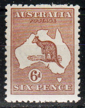 Australia 1924 2/- Maroon SG74 Mounted Mint