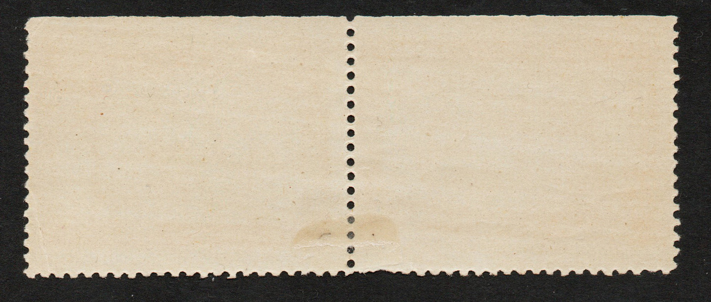 1896 Venezuela SG171a 25c Orange Tete-Beche Pair Mounted Mint (RW1338)