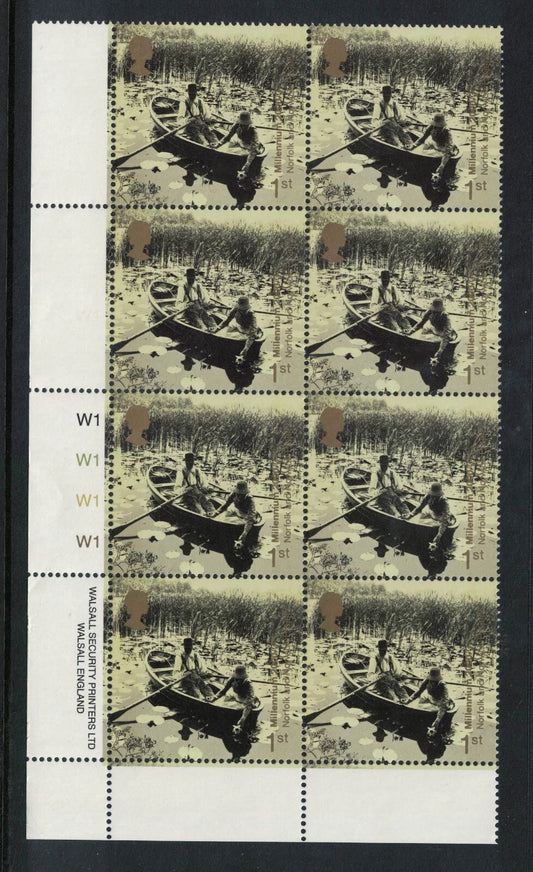GB 2000 Mind & Matter SG2162-65 Cyl Blocks of 8 Unmounted Mint 