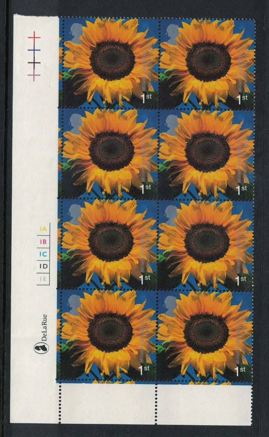 GB 2000 Tree & Leaf SG2156-59 Cyl Blocks of 8 Unmounted Mint 