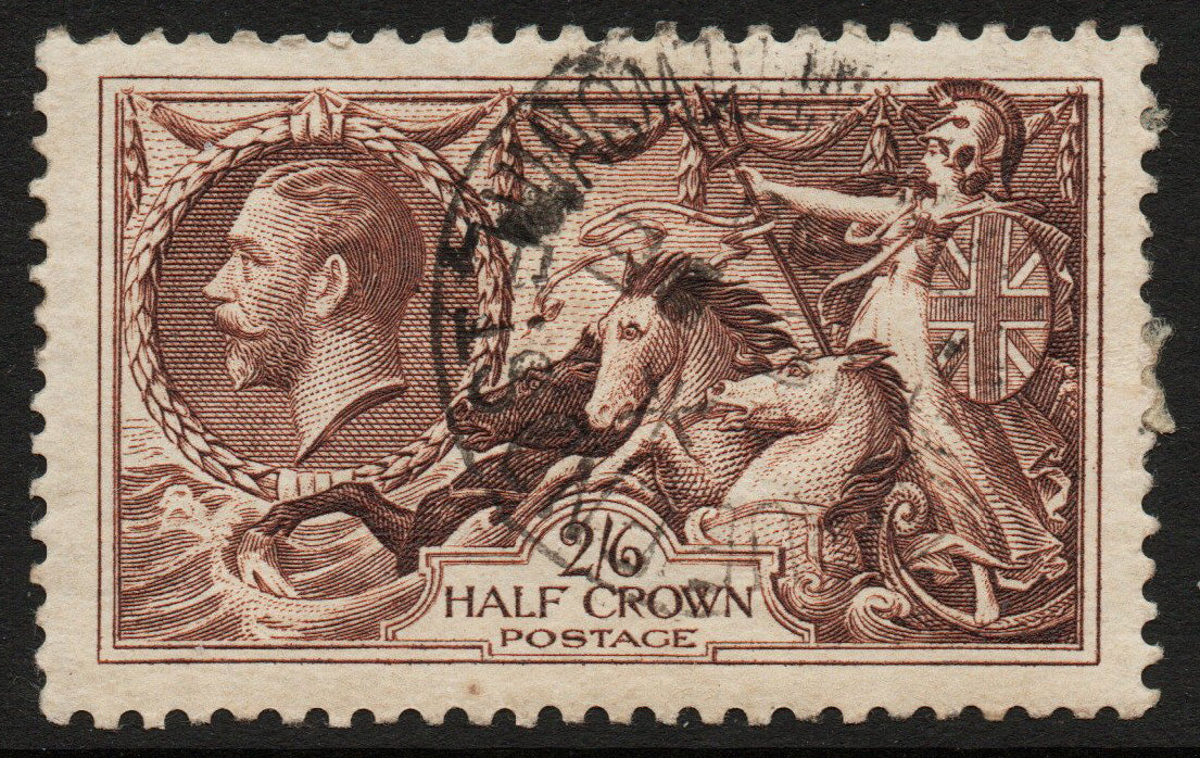1935 KGV SG450 Re-engraved 2/6d Seahorse
Very Fine Used.