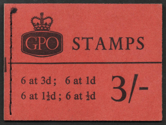 GB QEII SGM39p Oct 1969 3/- Booklet Perfect Complete & U/M (AM1120)
