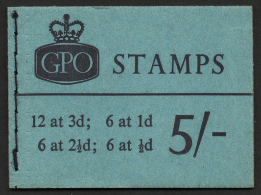 GB QEII SG H54p Jan 1962  5/- Booklet Perfect Complete & U/M  