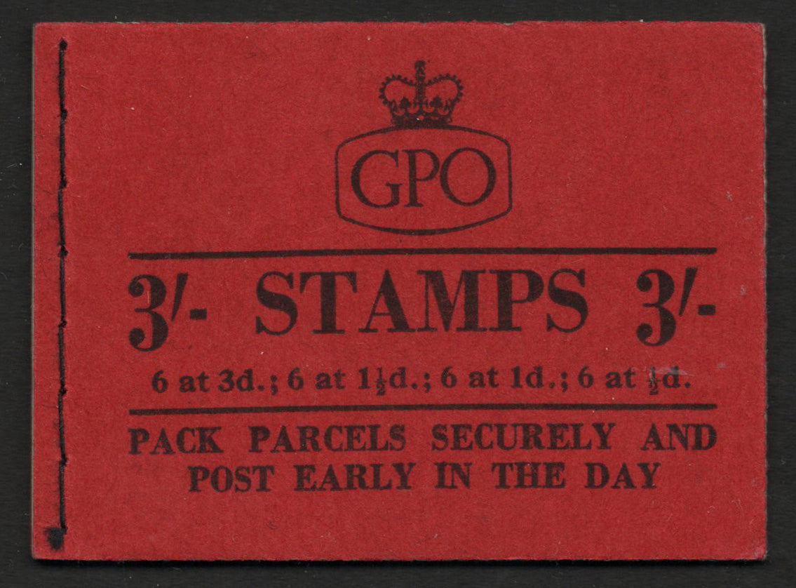 GB QEII SG M1 3/- Booklet January 1958 Complete & Mint 