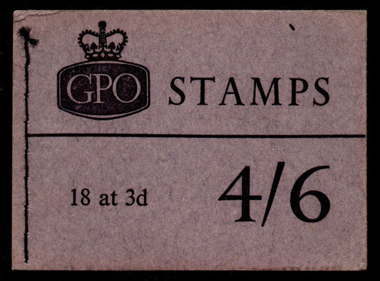 GB QEII 2/6d  Booklet SG L30p February 1962 Complete & Mint