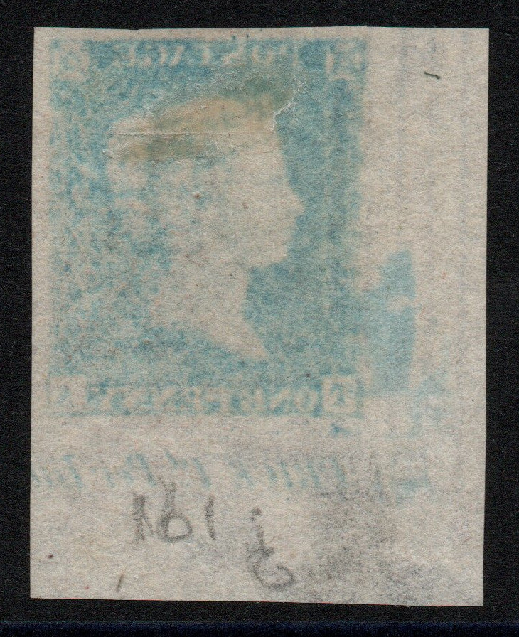 GB QV 1d Plate 191 Imprimatur (TA) in Brown/Red Corner, see description (AM1216)