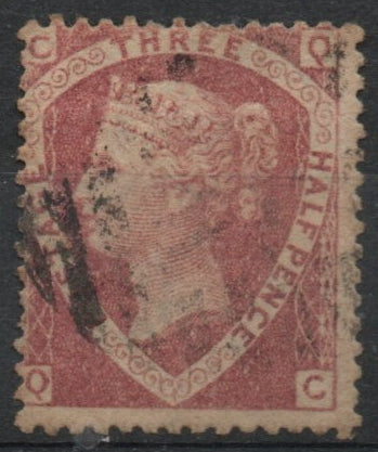 1870 GB QV SG52 1½d Lake-Red Plate 1 (Q-C) 