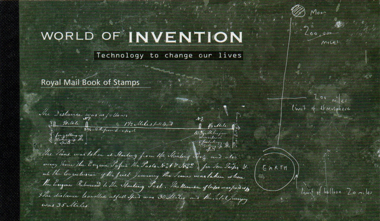 GB 2007 Prestige Book DX38 World of Invention Perfect Mint 