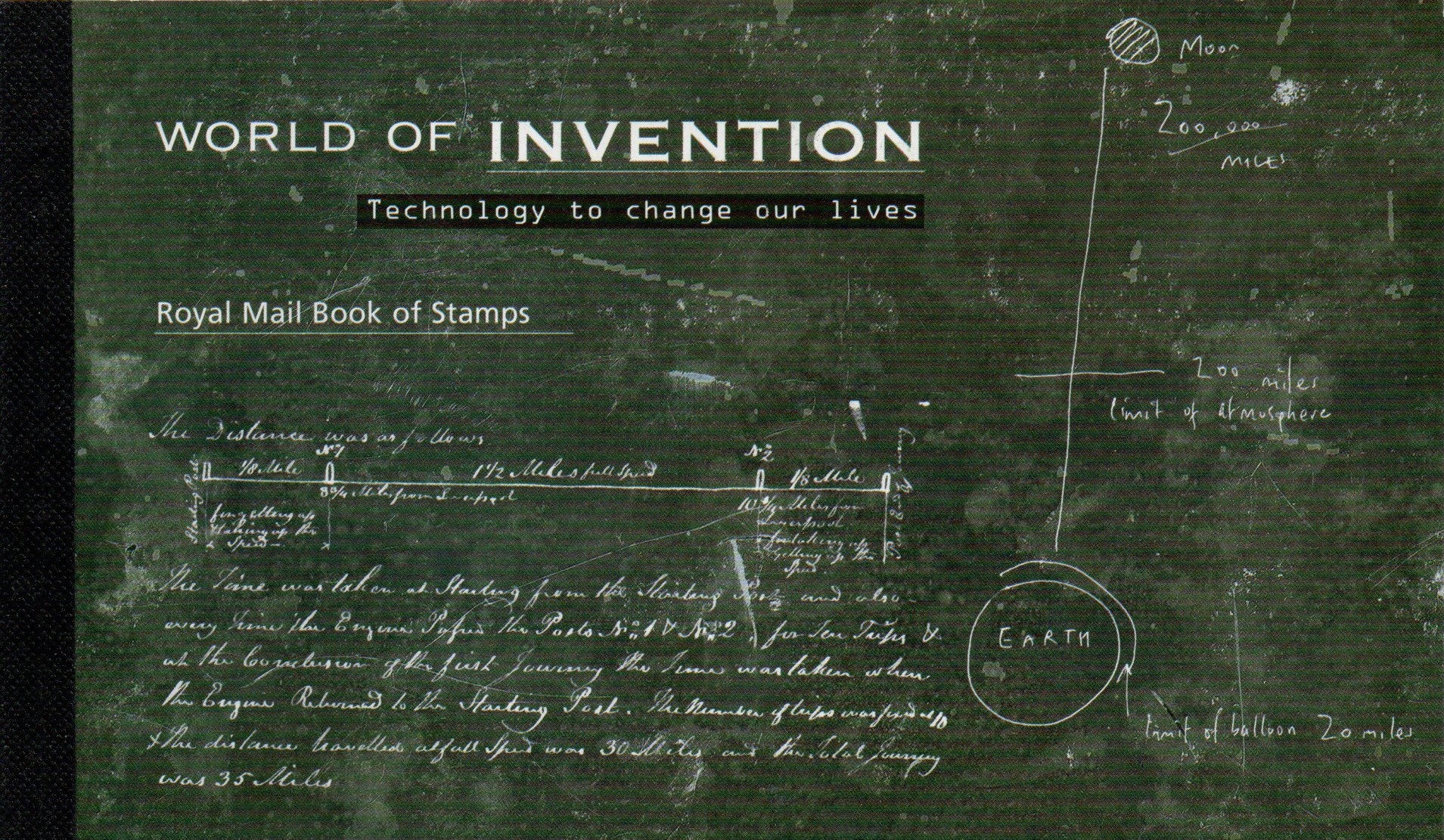 GB 2007 Prestige Book DX38 World of Invention Perfect Mint 