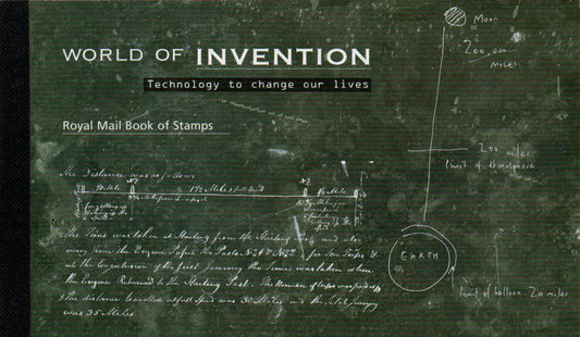 GB 2007 Prestige Book DX38 World of Invention Perfect Mint 