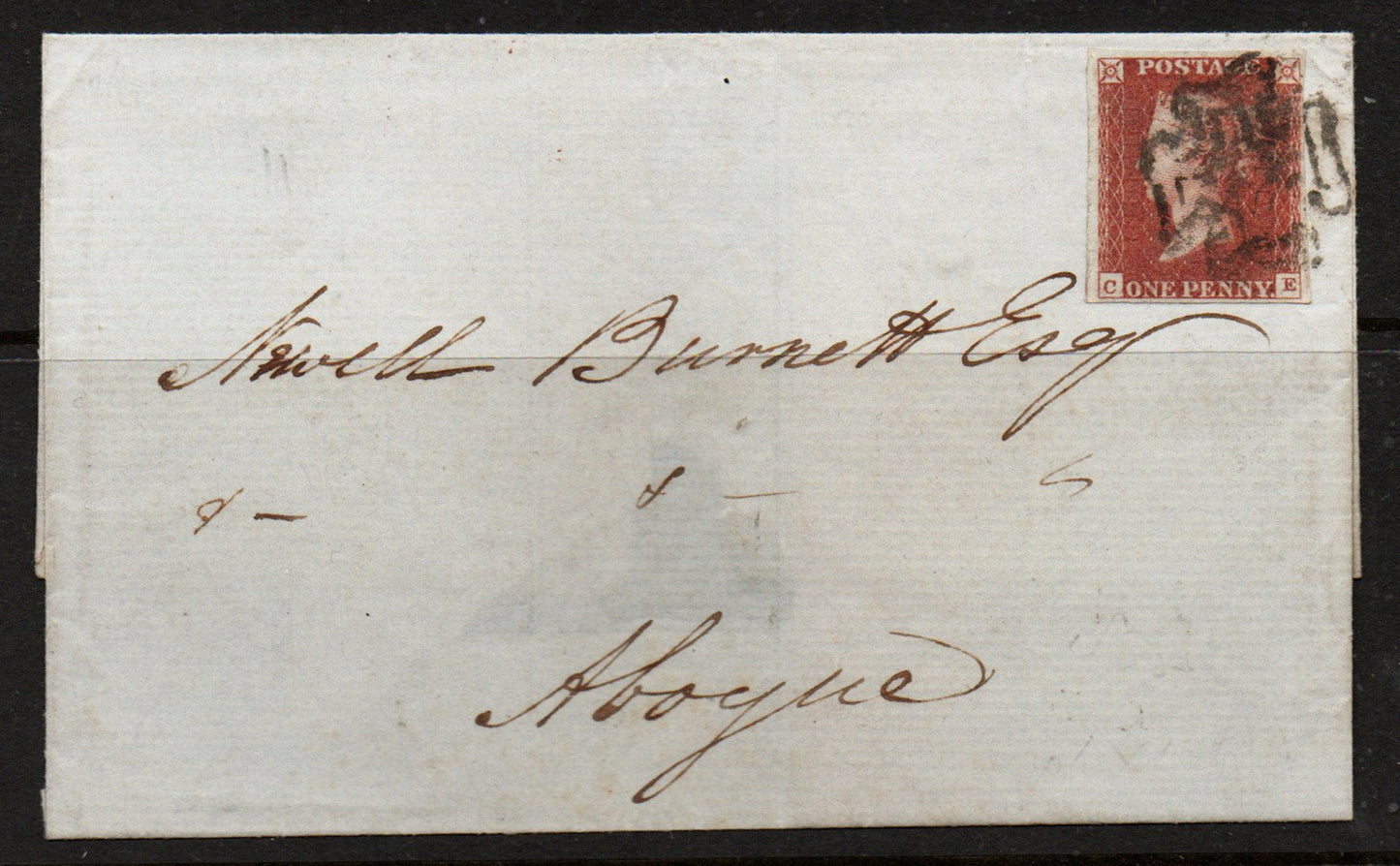 30th May 1841 Wrapper bearing SG8 Plate 11 Black M/C Good Used