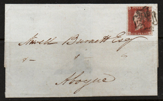 30th May 1841 Wrapper bearing SG8 Plate 11 Black M/C Good Used