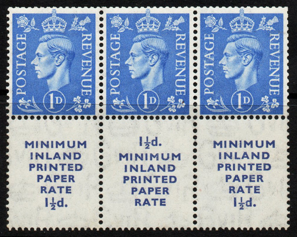 GB KGVI Booklet Pane AM49 U/M Perfs as seen 